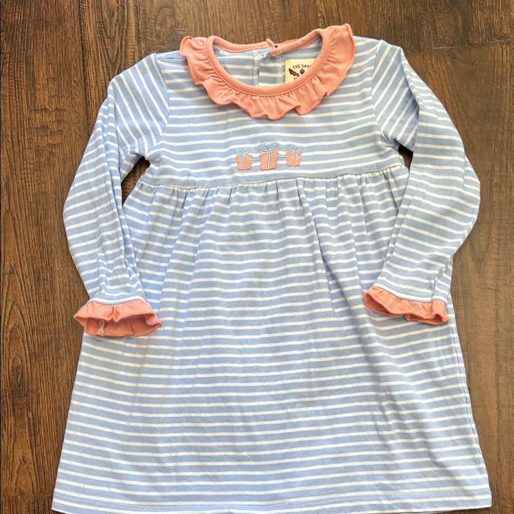 The Oaks Apparel Striped Long Sleeve Present Dress